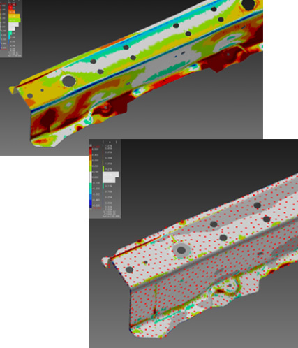 誤差を最小限にするための変形プロセス