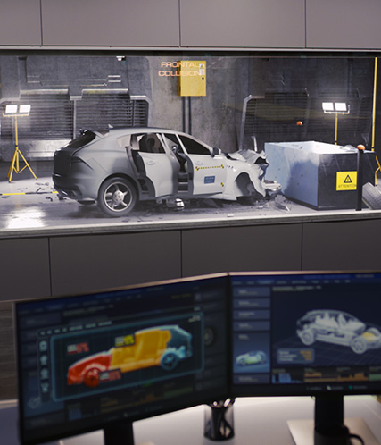 衝突解析技術(FEM)に「リアル」データを適用