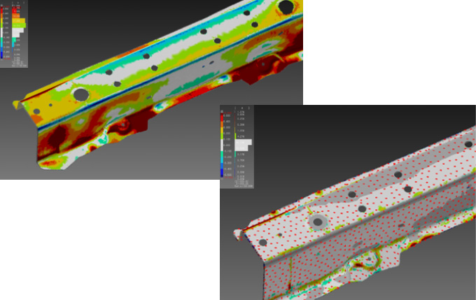 誤差を最小限にするための変形プロセス